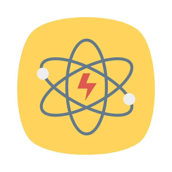 Εικονογράφηση Φορέα Ενέργειας Ισχύος Atom — Διανυσματικό Αρχείο