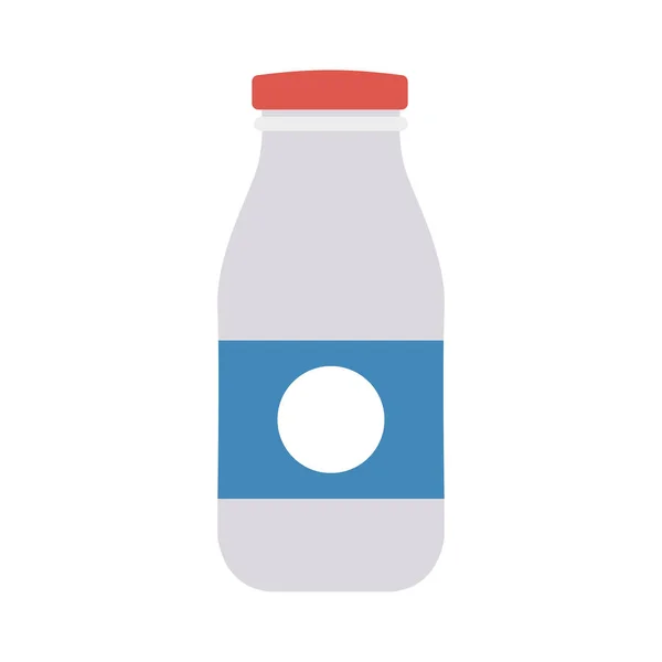 Abbildung Milchflaschengetränk Vektor — Stockvektor