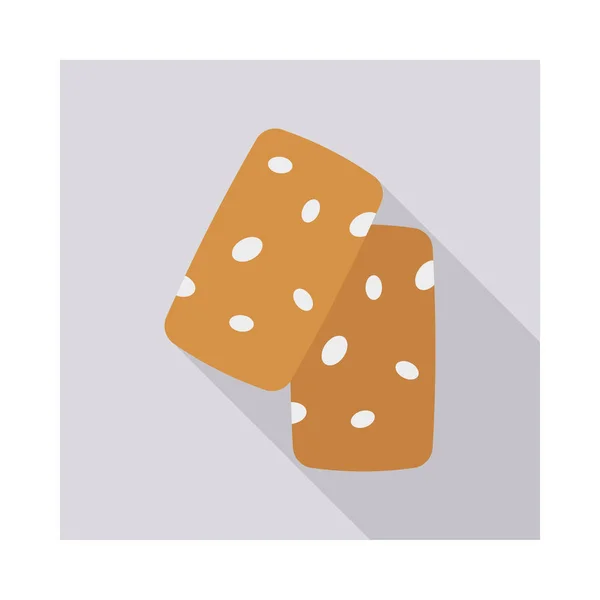 Kekse Keks Süßer Vektor Illustration — Stockvektor