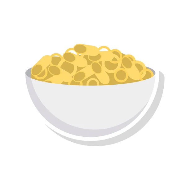 Popcorn Skål Mellanmål Vektorillustration — Stock vektor