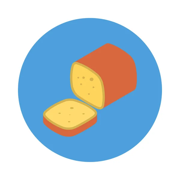 Хліб Шматочок Солодкий Векторні Ілюстрації — стоковий вектор