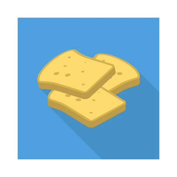Bread Slice Bakery Vector Illustration — Stock Vector
