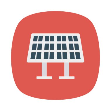 güneş paneli enerji vektör çizim 