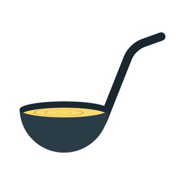 Kepçe kaşık mutfak vektör çizim 