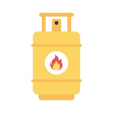 Enerji düz vektör simgesi