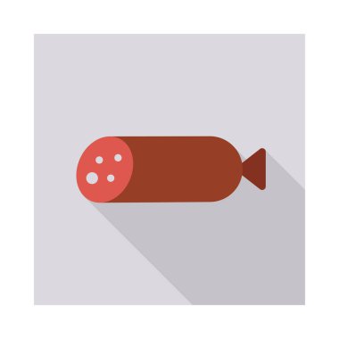 sosis sıcak köpek gıda vektör çizim 