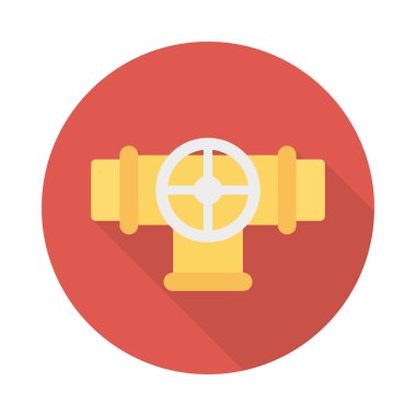 Enerji düz vektör simgesi