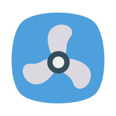 Fan blade rüzgar vektör çizim 