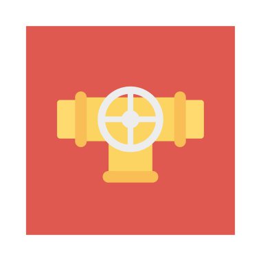 Enerji düz vektör simgesi