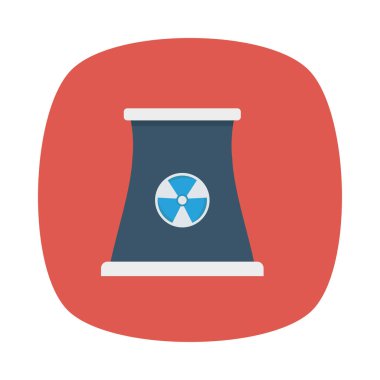 nükleer radyasyon bitki vektör çizim 