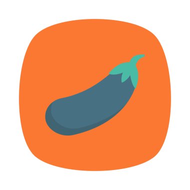 Patlıcan sebze gıda vektör çizim 