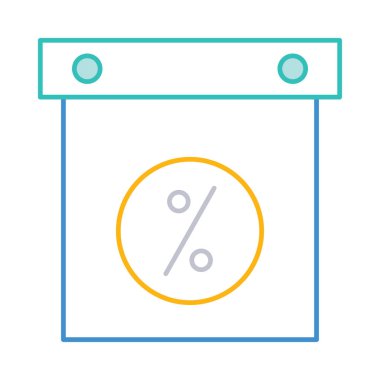 Siyah Cuma renk vektör simgesi