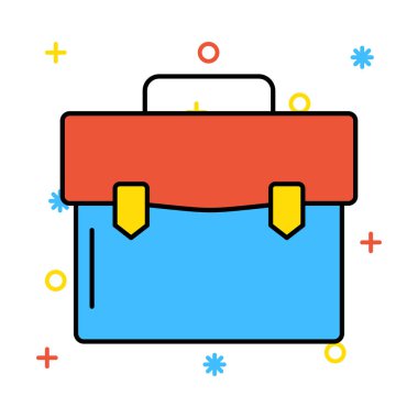 Siyah Cuma renk vektör simgesi