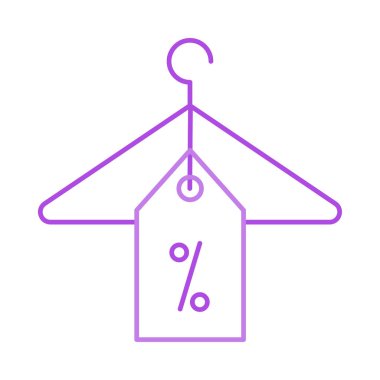 Web Black Friday renk düz vektör simgesi