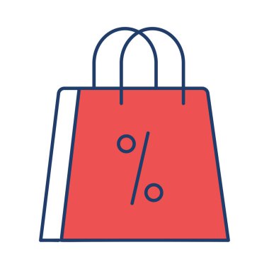 Web Black Friday renk düz vektör simgesi