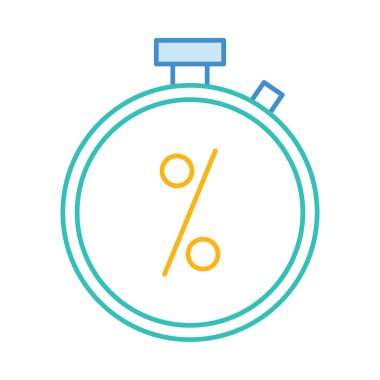 Düz siyah Cuma renk vektör simgesi