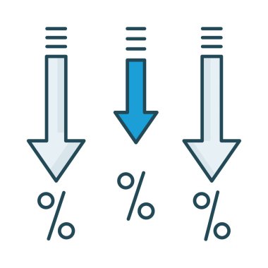 Düz siyah Cuma renk vektör simgesi