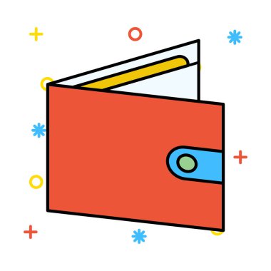 Düz siyah Cuma renk vektör simgesi