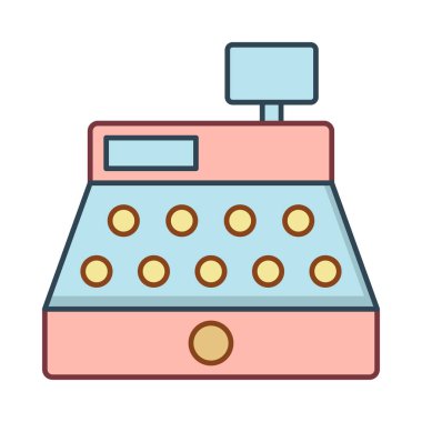 Düz siyah Cuma renk vektör simgesi