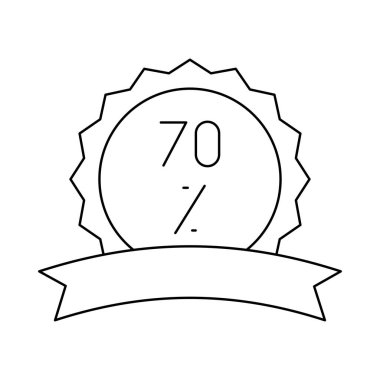 Düz siyah Cuma renk vektör simgesi