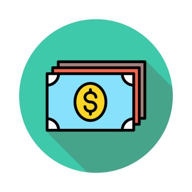 Düz siyah Cuma renk vektör simgesi