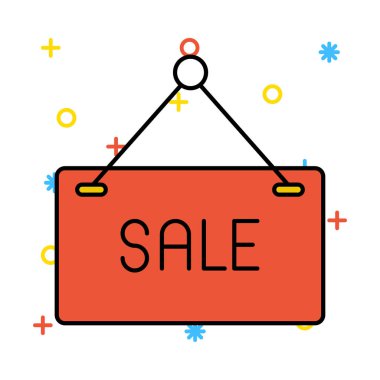 Düz siyah Cuma renk vektör simgesi