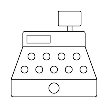 Düz siyah Cuma renk vektör simgesi