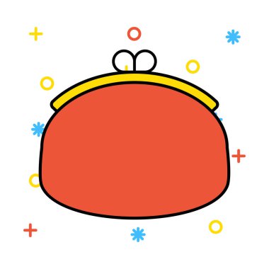 Düz siyah Cuma renk vektör simgesi