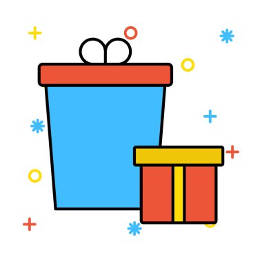 Düz siyah Cuma renk vektör simgesi