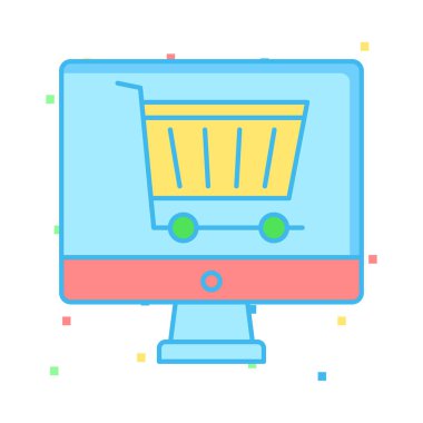 Düz siyah Cuma renk vektör simgesi