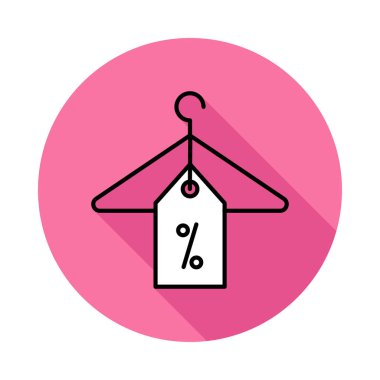 Düz siyah Cuma renk vektör simgesi