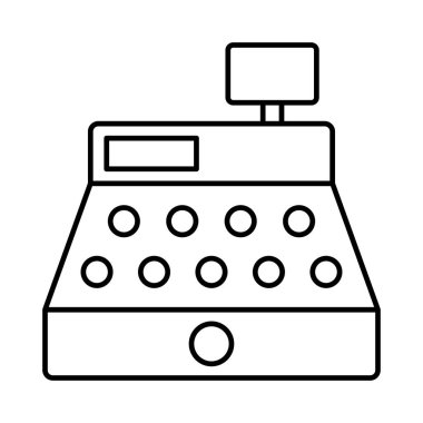 Siyah Cuma web düz renk vektör simgesi