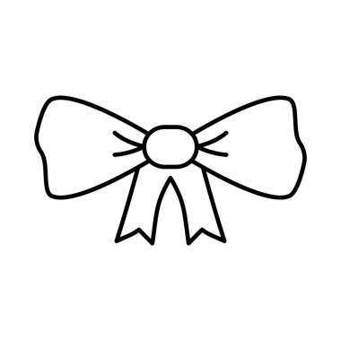 şerit yay düz simgesi, vektör, illüstrasyon 