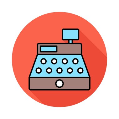 para düz simgesi, vektör, illüstrasyon 