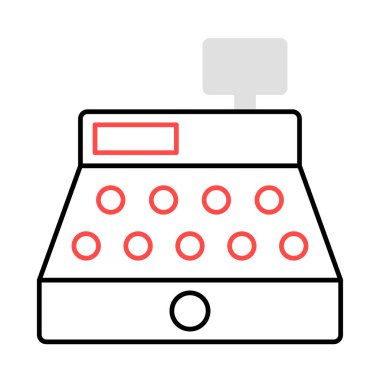 Siyah Cuma web düz renk vektör simgesi