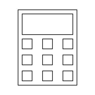 Siyah Cuma web düz renk vektör simgesi