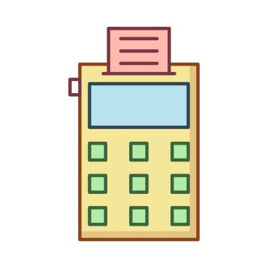 makine alış irsaliyesi vektör çizim fatura ödeme 