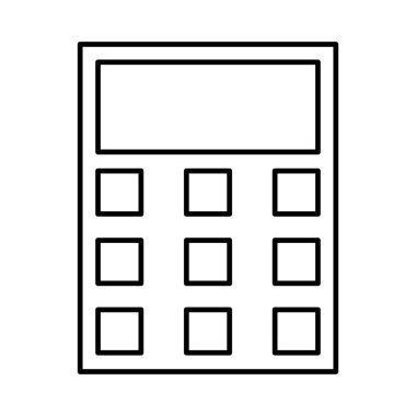 hesap makinesi muhasebe finans vektör çizim 