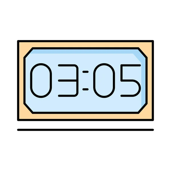 Reloj Tiempo Reloj Vector Ilustración — Archivo Imágenes Vectoriales