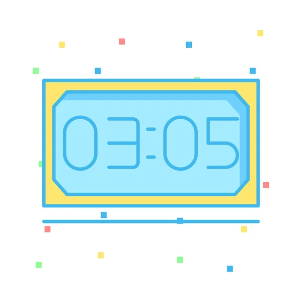 Horloge Temps Montre Illustration Vectorielle — Image vectorielle