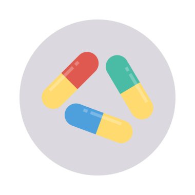 Güzellik Salonu düz renk vektör simgesi 