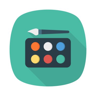 Güzellik düz renk vektör simgesi 