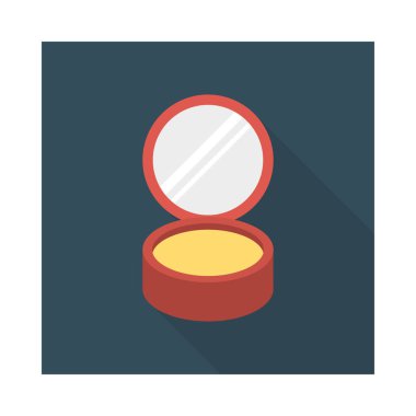 Güzellik düz renk vektör simgesi 