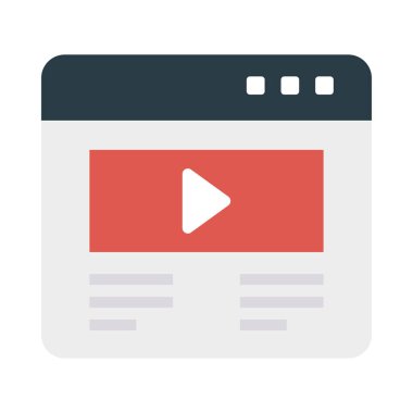 reklamlar video tarayıcı vektör çizim 