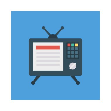 Reklam Tv reklamları illüstrasyon vektör 