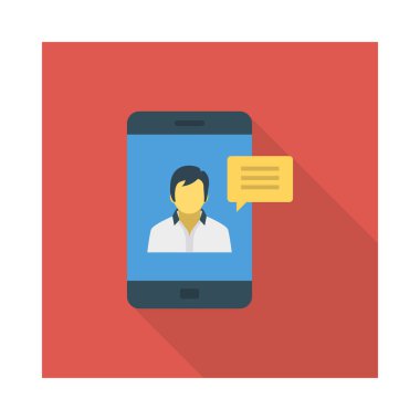 Renk düz vektör simgesi pazarlama reklam 