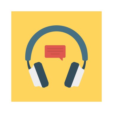 kulaklık reklam kulaklık vektör çizim 