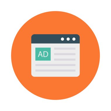 reklamlar online reklam vektör çizim 