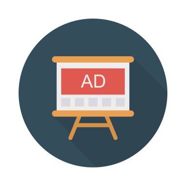 reklam reklam sunum vektör çizim 