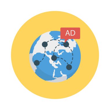Reklamlar Reklam Pazarlama vektör çizim 